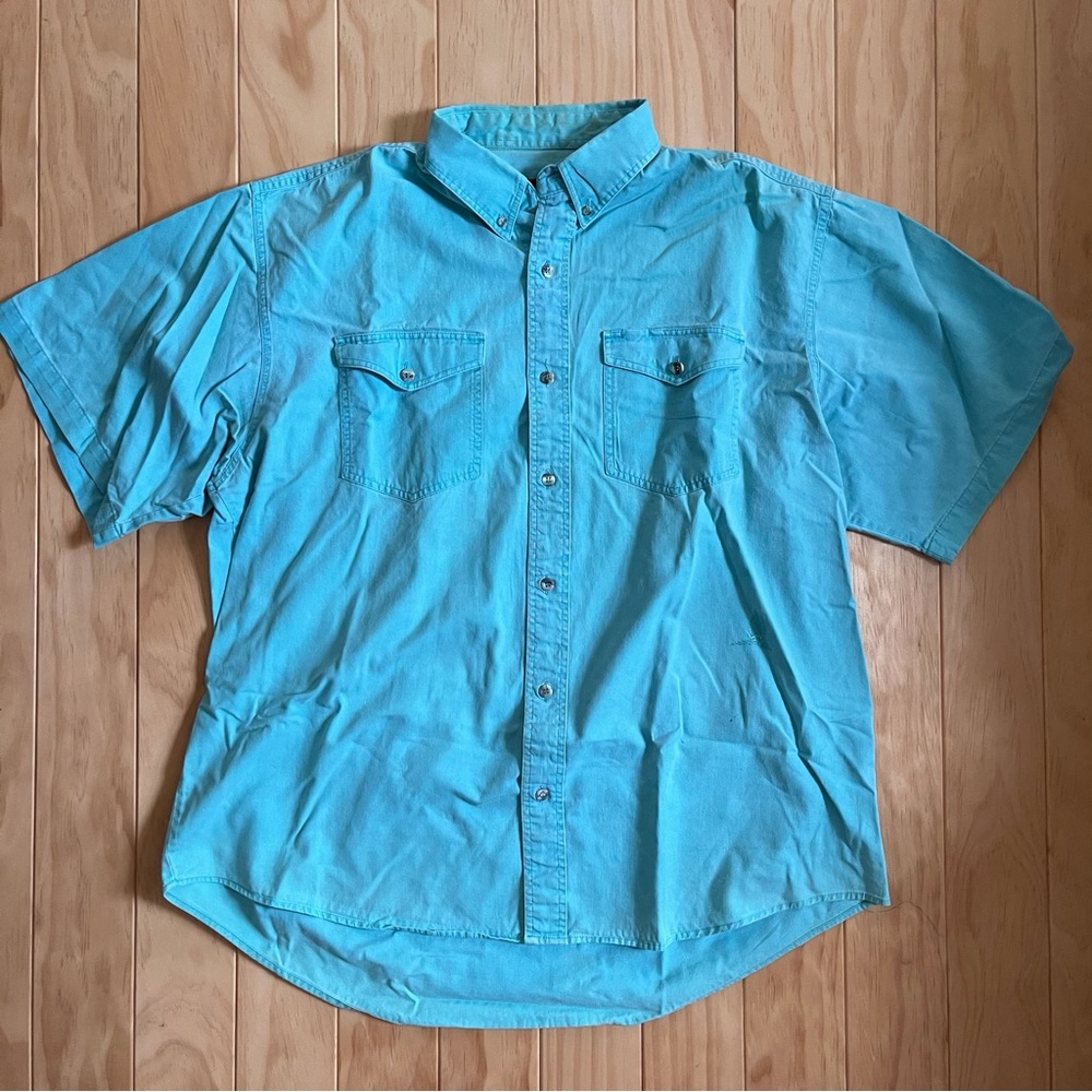 Timbercreek by Wrangler Short Sleeve Button Shirt XL